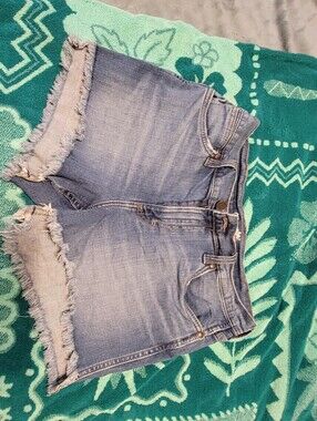 Wrangler Light Blue Denim Jean Shorts